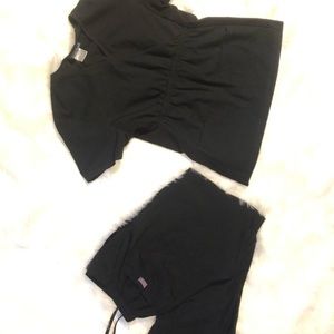 Black Cherokee scrub set